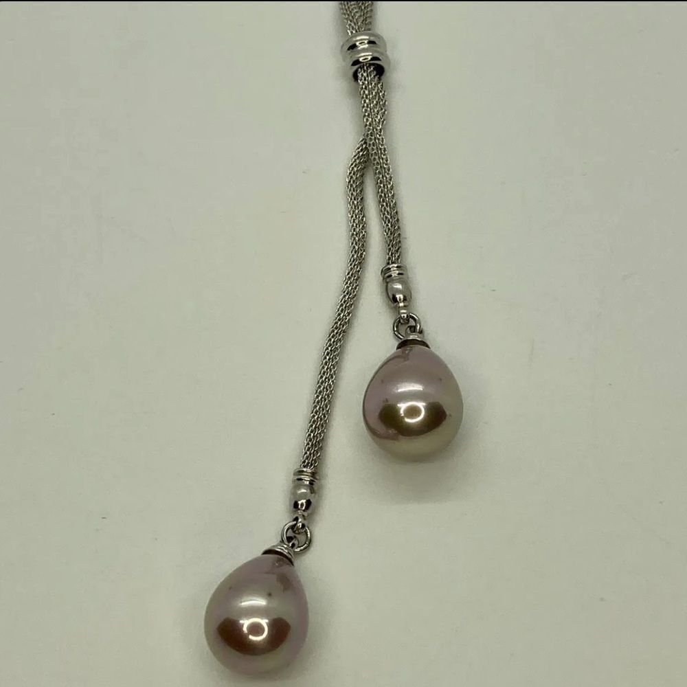 *Pearlustre* Lariat Freshwater Pearl Necklace by Imperial